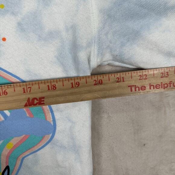 Disney Dumbo Flying Clouds Crewneck Sweatshirt Women’s Size Small Blue White - Picture 5 of 6